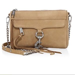 Rebecca Minkoff Mini Mac Nubuck Crossbody Sand